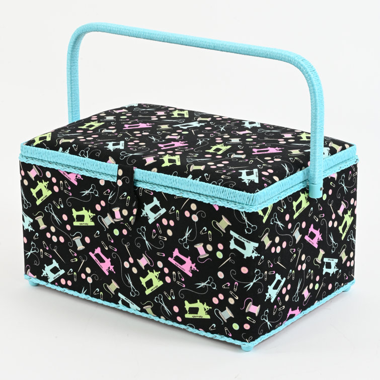 Dritz XL Rectangular Sewing Basket | Wayfair
